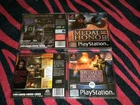 Medal Of Honor & Medal Of Honor Underground Playstation 1 PS1 Games Bundle