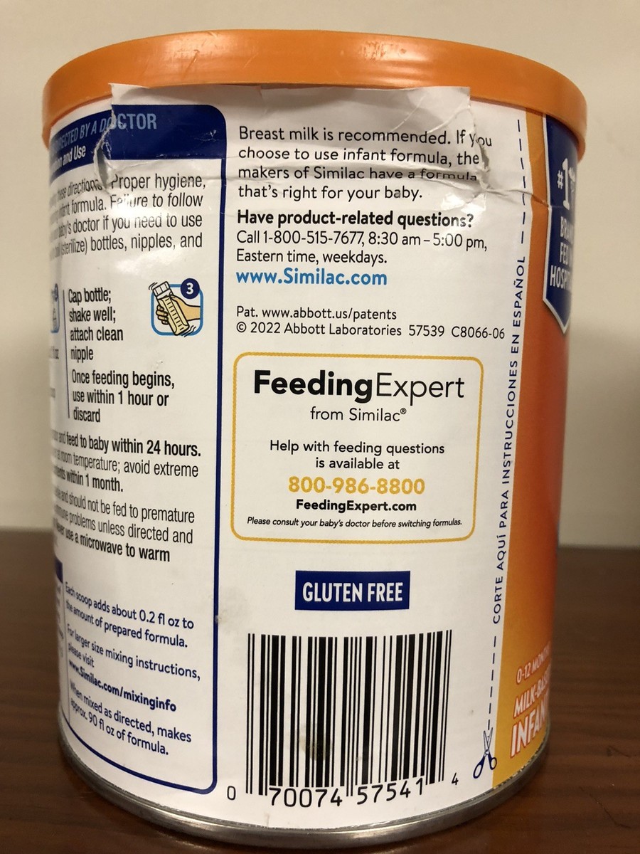 Similac Sensitive Infant Formula Milk Powder - 12.5oz Exp 12/26
