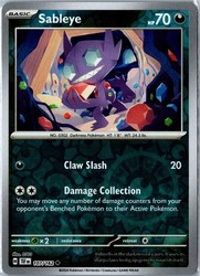 Sableye 107/162 Temporal Forces Reverse Holo