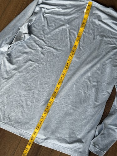 Rhoback Shirt Mens XL Blue Blitz Tech Long Sleeve Tee Golf Performance Stretch - Bild 6 von 8