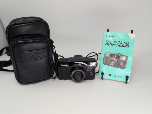 Canon Sure Shot 80 Tele 35mm Film Camera Point and Shoot 38mm f/3.7 80mm