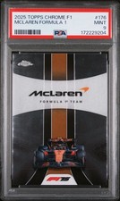 PSA 9  2025 Topps Chrome F1 McLaren Team Logo #176 Base Formula 1