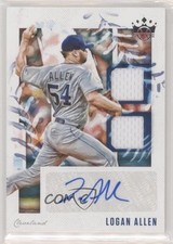 2020 Panini Diamond Kings DK Material Signatures Logan Allen Rookie Auto RC 6ks
