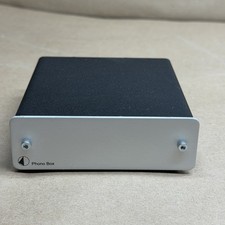 Pro-Ject Phono Box DC MM/MC Phono Preamp (Silver) Device Only