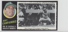 1971 Topps One of Baseball's Greatest Moments Bert Campaneris #6 10fs