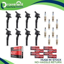 8 Ignition Coils & 8 Motorcraft Spark Plugs for Mercury Grand Marquis 4.6L DG508