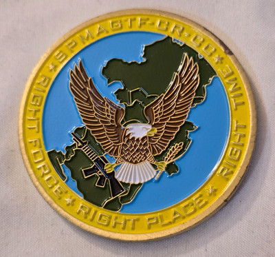 USMC Special Purpose Marine Air Ground Task Force Central Command Challenge Coin