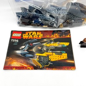 VTG Lego Star Wars Jedi Starfighter Vulture Droid 7256 Complete Read w/ Minifig