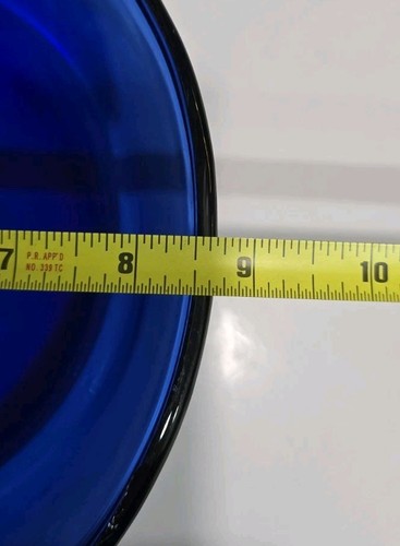 Anchor Hocking Cobalt Blue Glass 1.5Qt Round Casserole 8.25" W Handles - SCRATCH - Picture 10 of 10