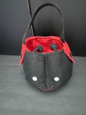 Pottery Barn Kids Baby LADYBUG Treat Bag for Costume BUG Halloween Party CLEAN