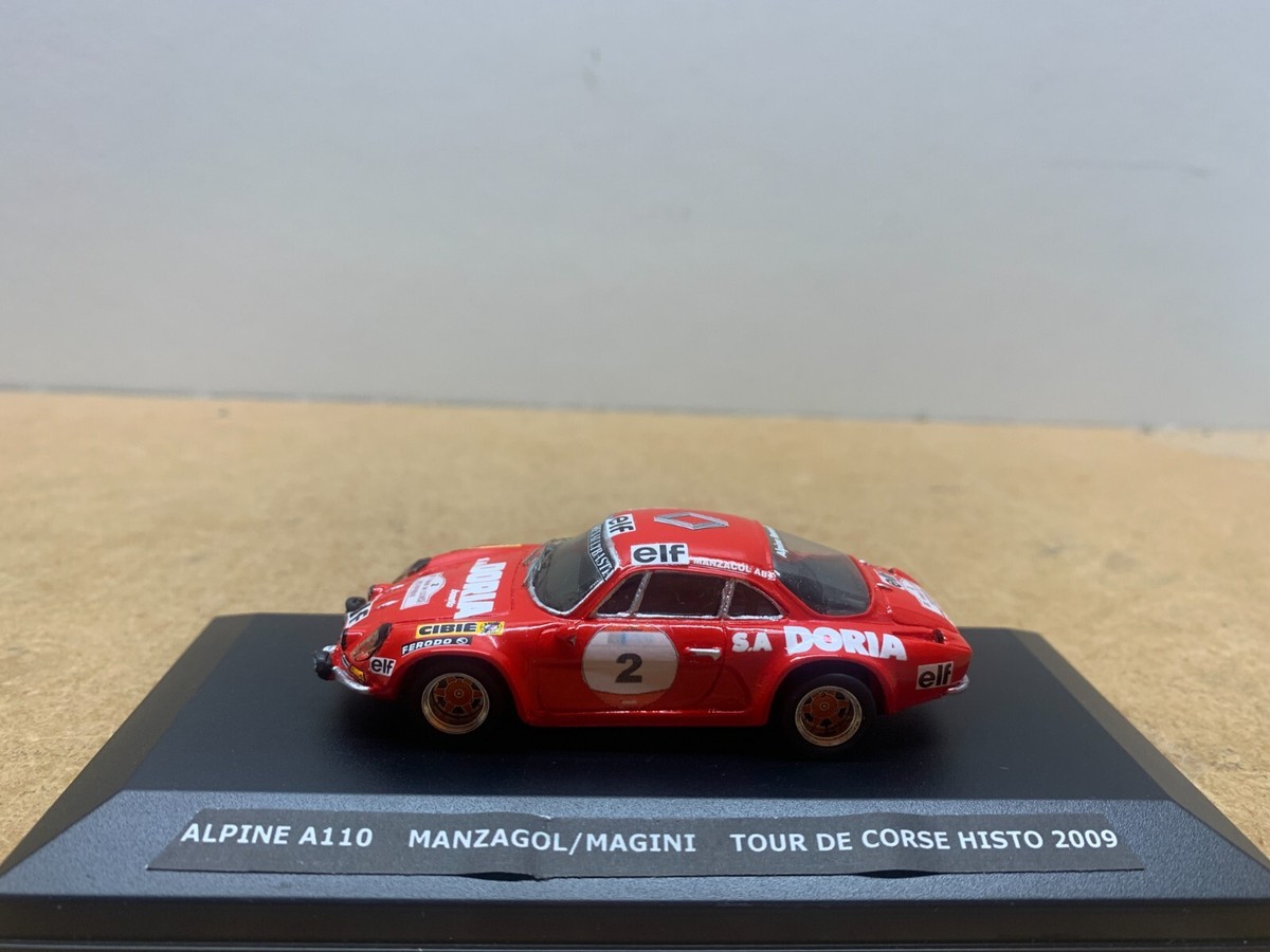 Alpine A110 Tour De Corse 2009 – Miniature 1/43 Kit Tip Top Monté Simca