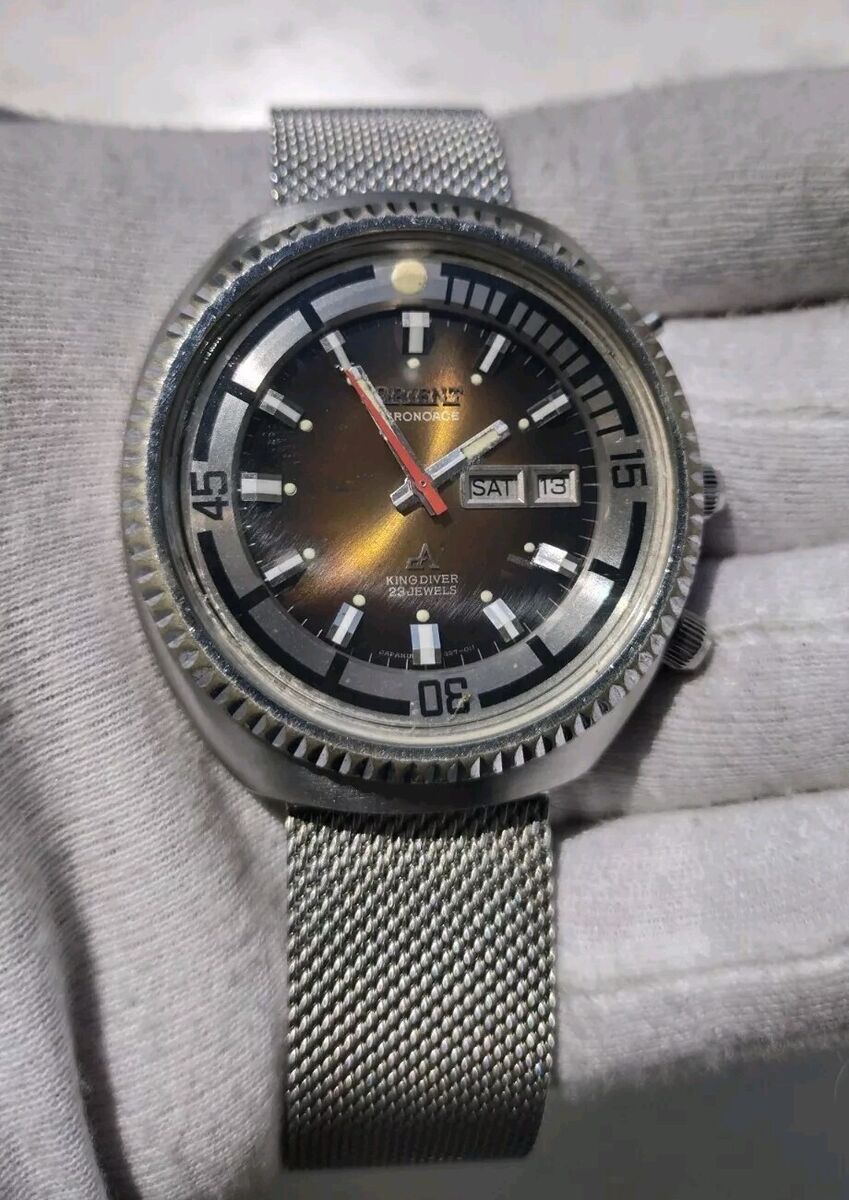 Vintage ORIENT chronoAce King Diver KD 429-19270 Automatic 23j Jumbo Serviced | eBay Vintage ORIENT chronoAce King Diver KD 429-19270 Automatic 23j Jumbo Serviced | eBay