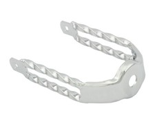 VINTAGE LOWRIDER Original BlKE DOUBLE SQUARE TWlST CHROME EXTENDED CROWN BlCYCLE