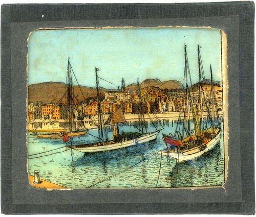 Diapositive lanterne magique? MENTON sa rade vers 1880 - Picture 2 of 2