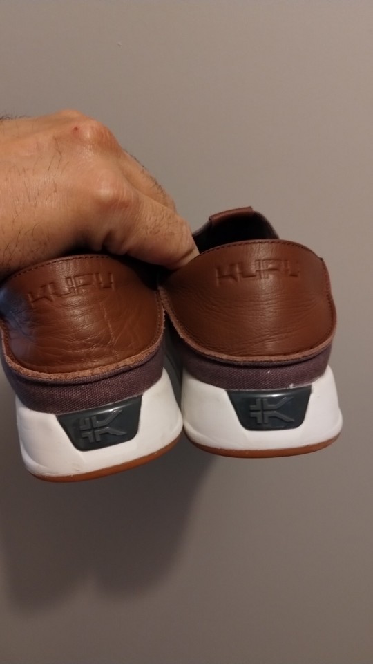 Kuru Pace Slip On Loafer Mens 9.5 Comfort Shoes 10420495 Gray Brown