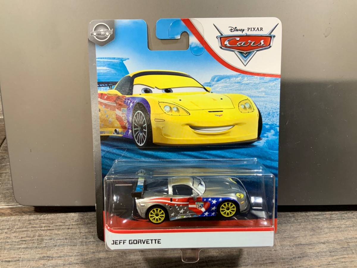 DISNEY PIXAR CARS JEFF CORVETTE SILVER COLLECTION | eBay