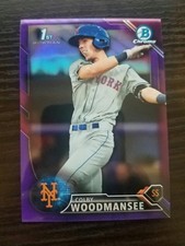 2016 Bowman Chrome Draft Purple Refractors #BDC86 Colby Woodmansee /250