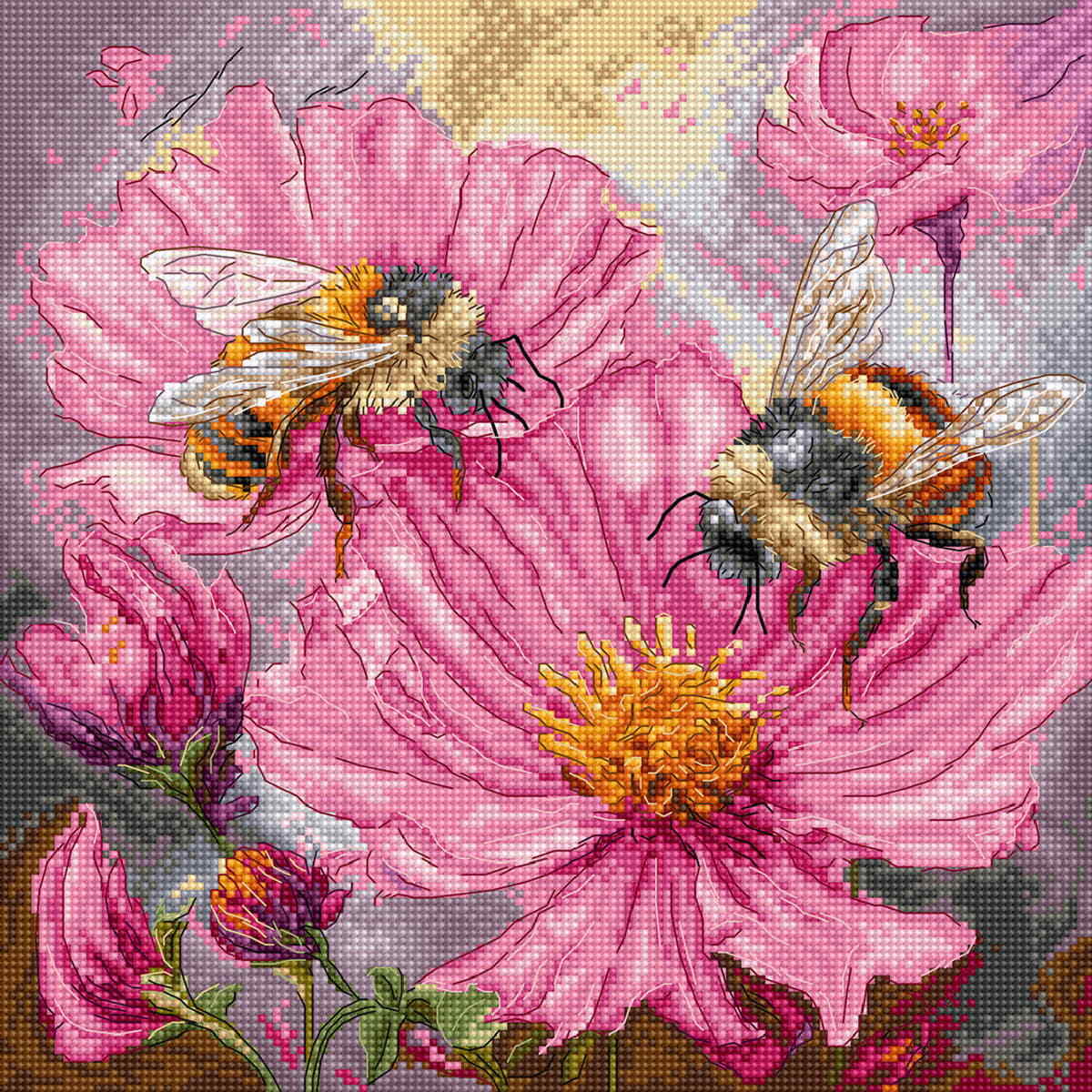 CdA Diamond embroidery mosaic magnet kit 10,8x10,7cm, DCM095