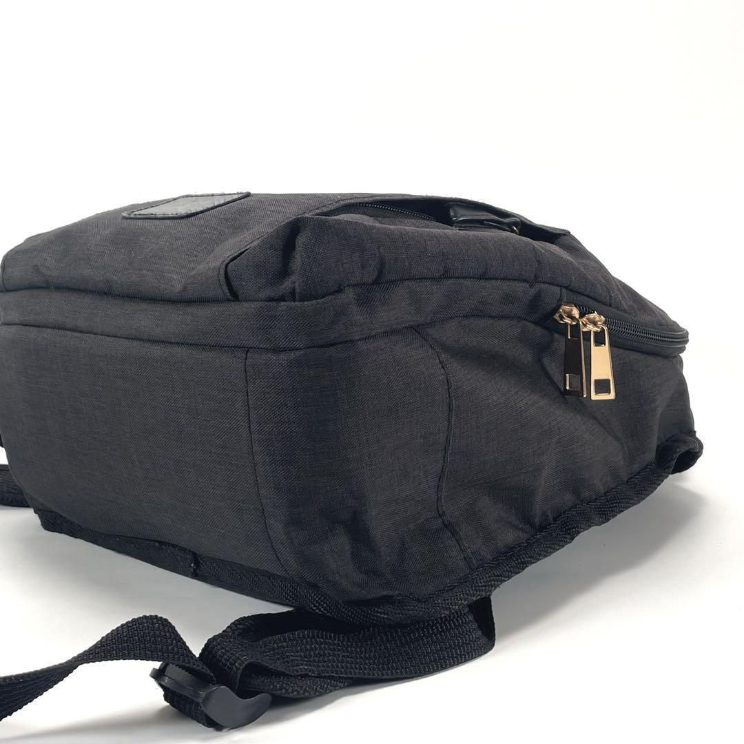 Sofia Valentino Mini Backpack Deep Pack Black Log… - image 8