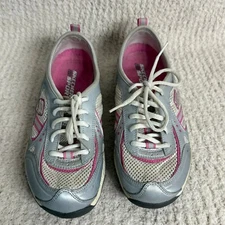 Skechers Size 7 Sport Muse 11442 Silver/Pink/Wht Sneakers Athletic Shoes