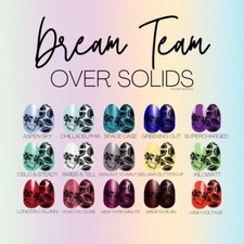Color Street Nail Strips Dream Team RETIRED Clear Overlay