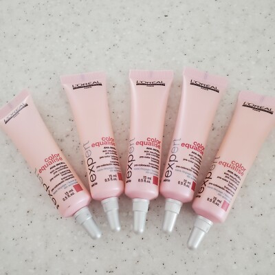 Loreal Expert Color Equalise 5 Tubes .5 FL Oz Pink