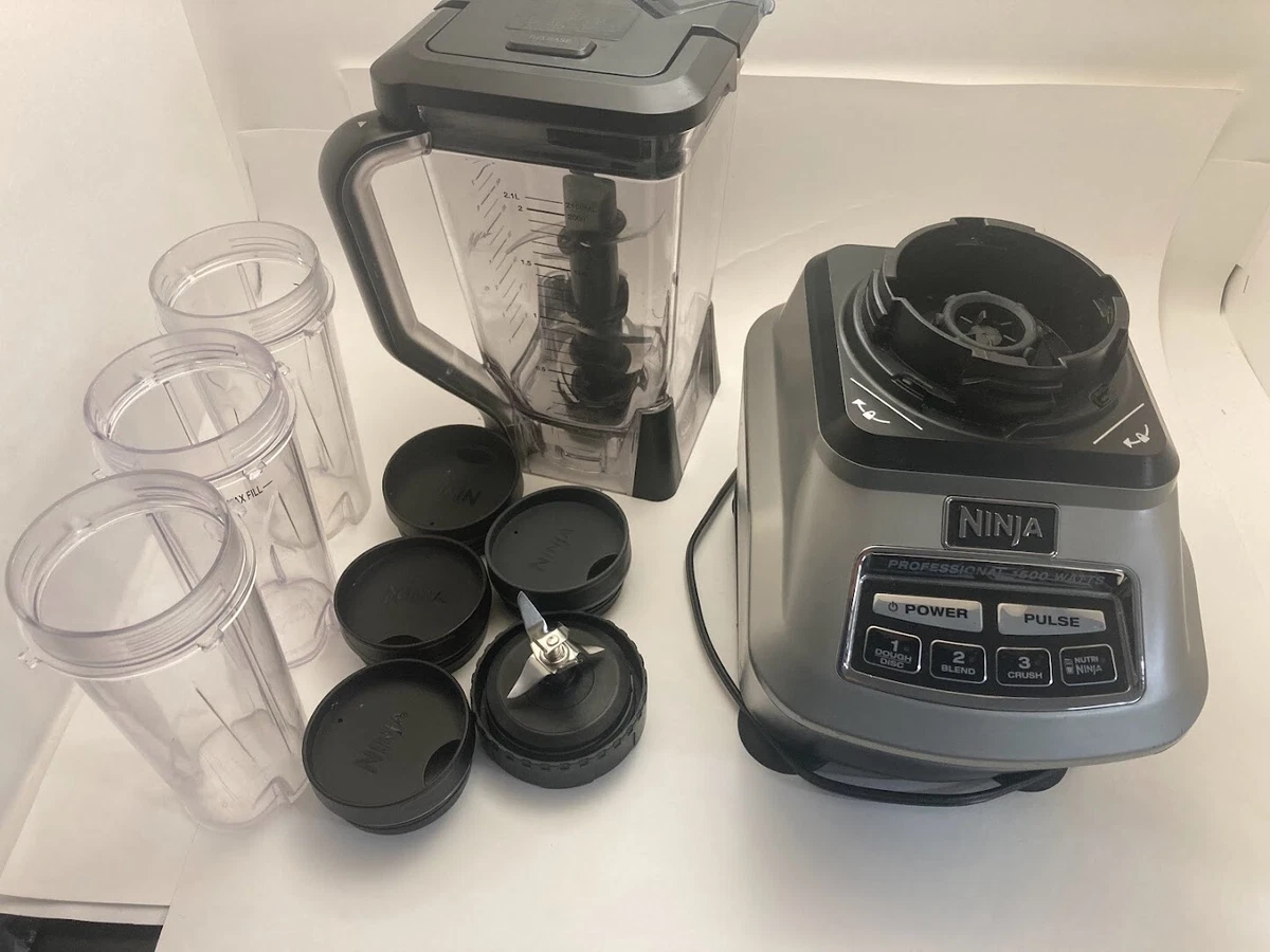 Ninja BL687CO 30 1500 Watt Blender Set Nutri Ninjas, Blade Professional  Kitchen