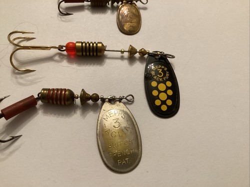 Lot Of 4 Vintage Spinnerbait Fishing Lures Lure Martin Mepps - Picture 4 of 10