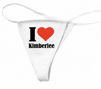 String Tanga I Love Kimberlee das ideale Geschenk für Valentinstag Weihnachten