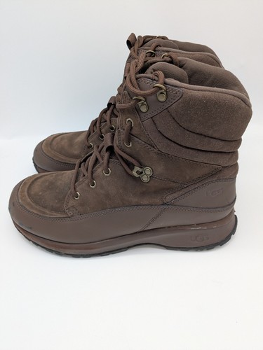 UGG - Emmett Boot High Grizzly Leather 1123670-GLTH Herren Wanderschuhe - Größe 12 - Bild 3 von 8