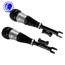 Pair Front Air Suspension Shock Struts For Mercedes W222 S450 S550 RWD 2013-2020