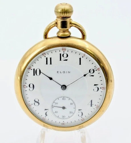 ANTIQUE ELGIN POKET WATCH GRADE 387 MODEL 7 SIZE 16 17J