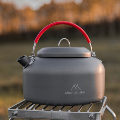 1.4L Camping Tea Kettle Cookware Accessories Boil Water Kettle Camping Equipment