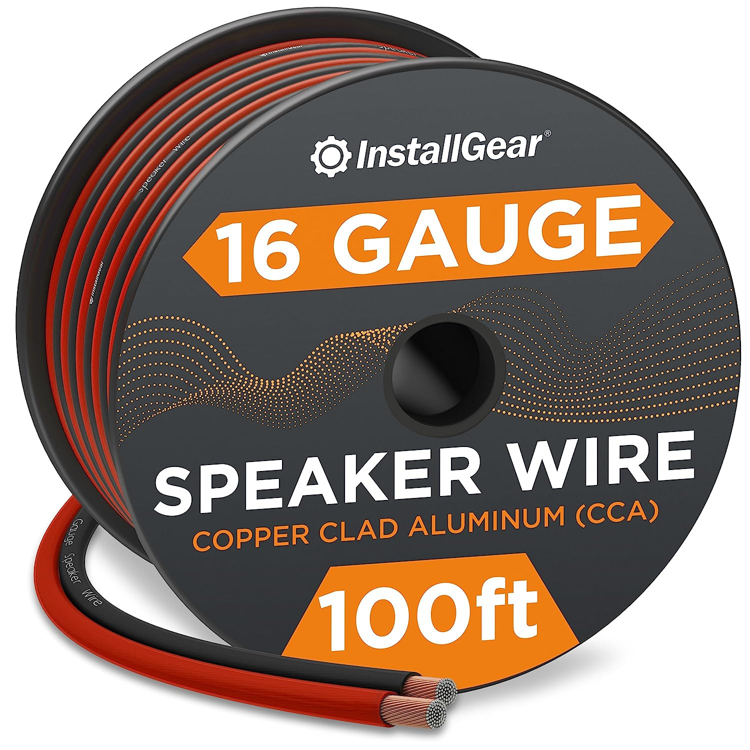 16 Gauge AWG Speaker Wire 100Ft, Car Speaker Systems Home Theater Surround Sound