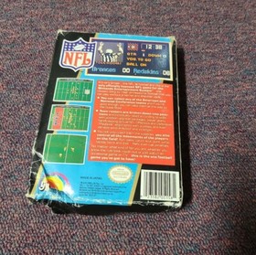 NFL Football (Nintendo) NES (COMPLETE IN BOX!) Tested & Works Well! Ships Immed.