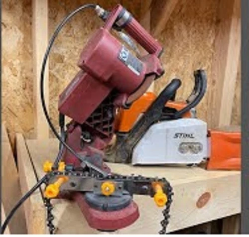 Universal Electric Chainsaw Sharpener Grinder Electronic Chain Saw Tool Kit NEW