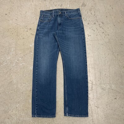 Levis Jeans 32x31 Blue Pants 514 Straight Faded Cotton Work Denim Tag 33x32