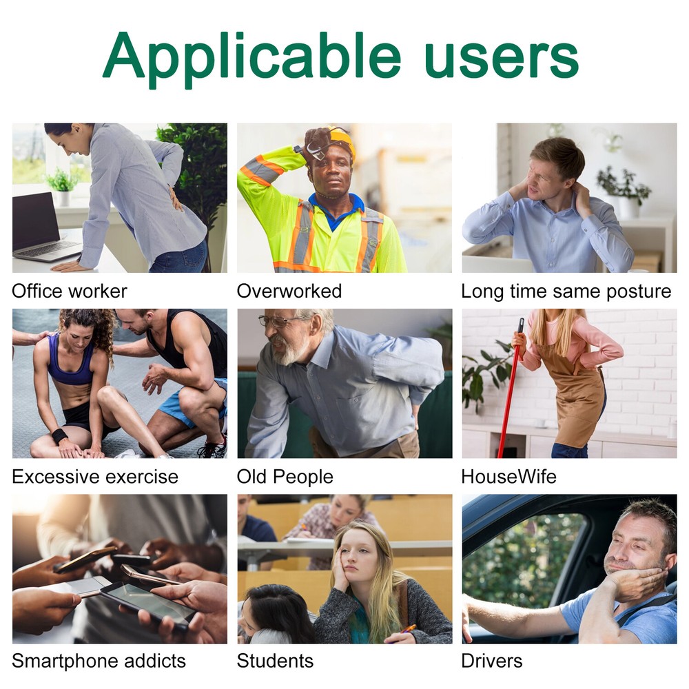 Electric Pulse Massager Tens Unit Muscle Stimulator Machine Therapy Pain Relief