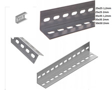 Winkelstahl Winkeleisen L Profil Stahl Winkel ungleichschenklig mit Perforation