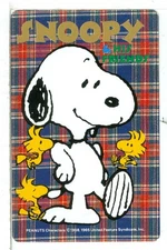 Single Playing Card Charles Schulz Art, Peanuts, "Snoopy" SC-18-3 A