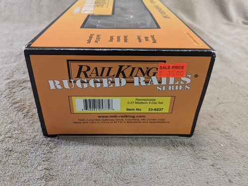Rail King Rugged Rails Pennsylvania PRR Philadelphia Pass. Car From Set 33-6237 - Picture 3 of 21