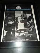 Columbia Recording Studios Rare Original 1963 Promo Poster Ad Framed! #1