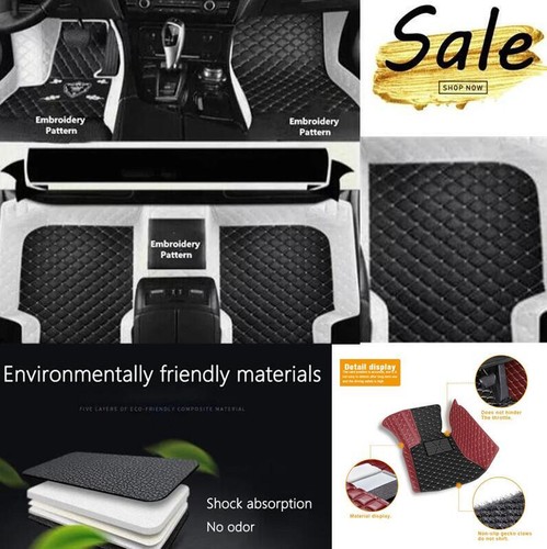 For Buick Enclave Car Floor Mats All Weather Liners Luxury Waterproof Custom Rug - Picture 21 of 23