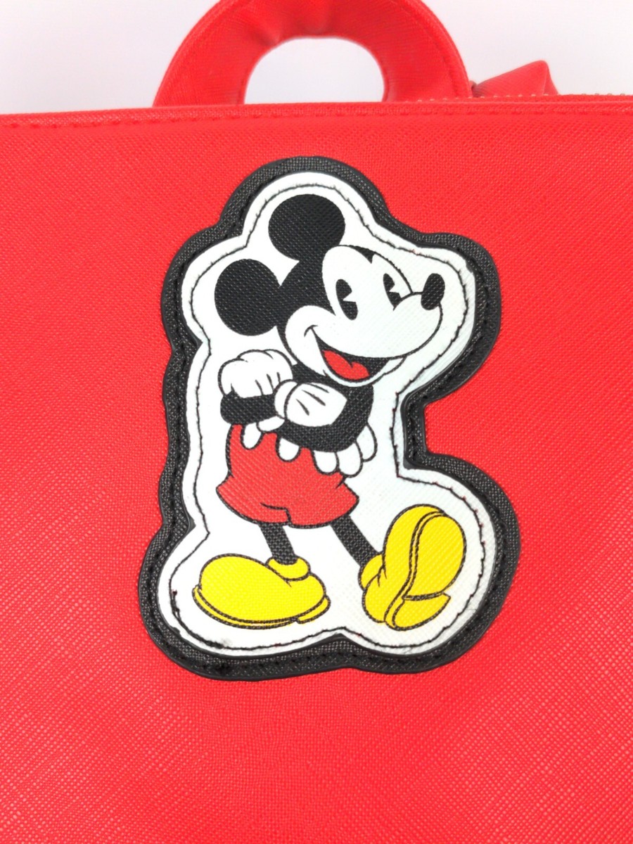 Disney Store Mickey Mouse Red Fashion Backpack Purse Tote  display picture 2