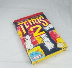 NES Tetris 2 CIB Nintendo Complete Tested Excellent Condition 