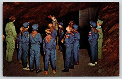 Harpers Ferry WV~Boy Scout Troop Uniforms~Master Visits Caverns~Tour Guide~1971