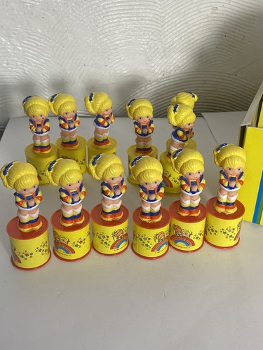 Vintage 1980s Rainbow Brite Pencil Topper Shop Display Very Rare LGX - Picture 16 of 24
