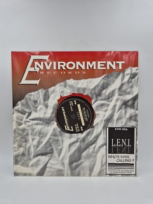 LP musica ELETTRONICA L.E.N.I. - Who's Man Calling? EVM 006 Deep House 1994