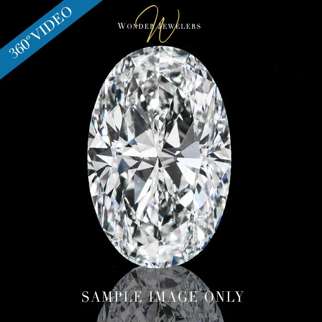 Oval cheap loose diamond