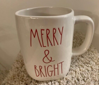 Mug En Céramique Rae Dunn "Sit Down And Relax" - Collection Artisan - Ivoire
